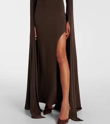 Draped jersey gown | Norma Kamali