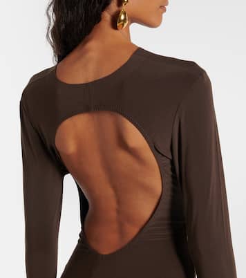 Draped jersey gown | Norma Kamali