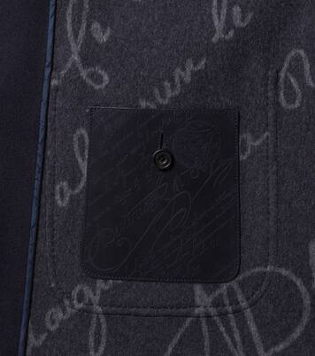 Blazer Scritto de lana y cachemir reversible | Berluti