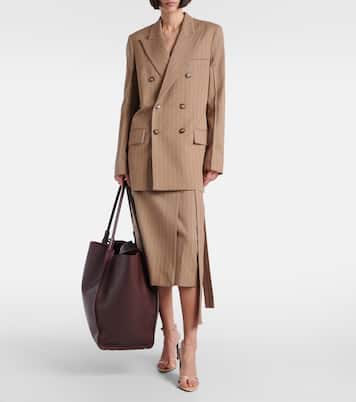 Midirock aus Wolle | Victoria Beckham