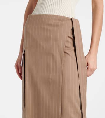 Midirock aus Wolle | Victoria Beckham