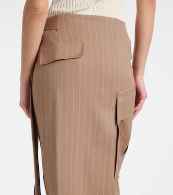 Midirock aus Wolle | Victoria Beckham