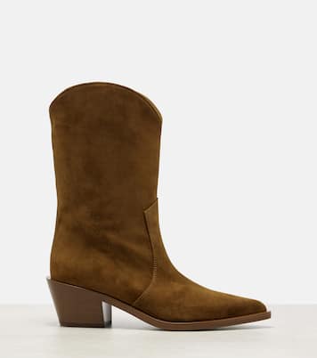 Western 45 suede booties | Gianvito Rossi