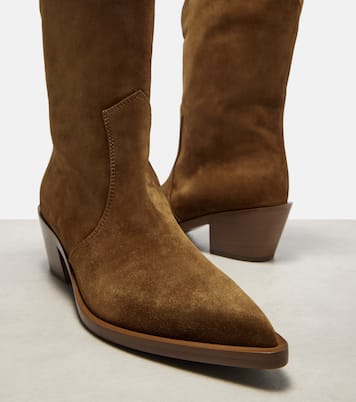 Western 45 suede booties | Gianvito Rossi