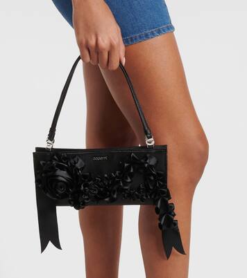 Pochette en satin à logo | Coperni