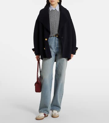 Tod's Tabs suede-trimmed leather sneakers | Tod's