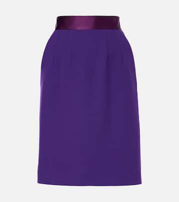 Jupe crayon en laine mélangée | Dolce&Gabbana