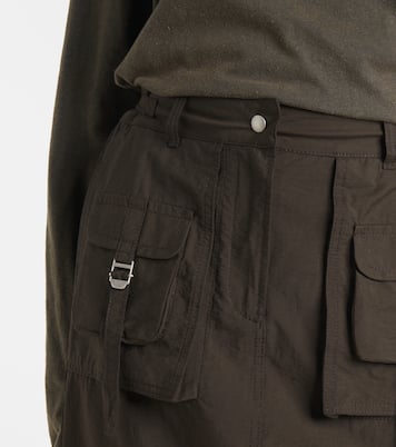 Falda midi en mezcla de algodón  | Acne Studios