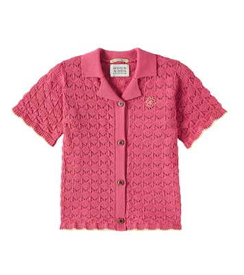 Knitted cotton-blend top | Scotch & Soda Kids