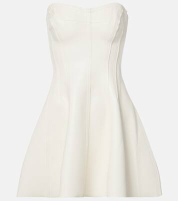 Robe Grace en cuir synthétique à fleurs | Norma Kamali