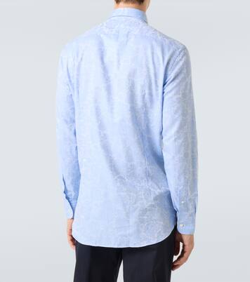 Floral cotton jacquard shirt | Etro