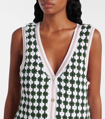 Portobello Watson crochet cotton vest | The Upside