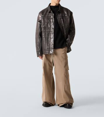 DRKSHDW Cargohose aus Baumwollflanell | Rick Owens