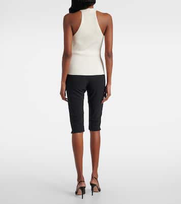 Andrea ribbed-knit halterneck top | Simkhai