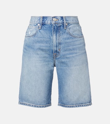 High-rise denim Bermuda shorts | Slvrlake
