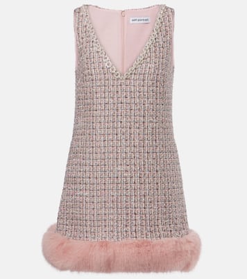 فستان قصير مزين بالترتر | Self-Portrait