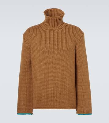 Pull à col roulé en laine | Loewe