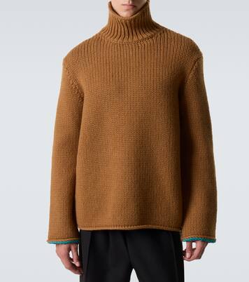 Pull à col roulé en laine | Loewe