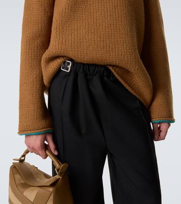 Pull à col roulé en laine | Loewe