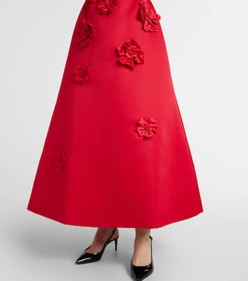 Robe longue Rianne à fleurs | Leo Lin