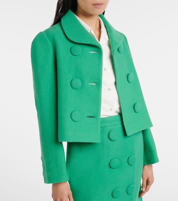 Cropped-Jacke aus Wolle | Shushu/Tong