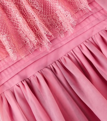 Lace-trimmed tulle dress | Petite Amalie  