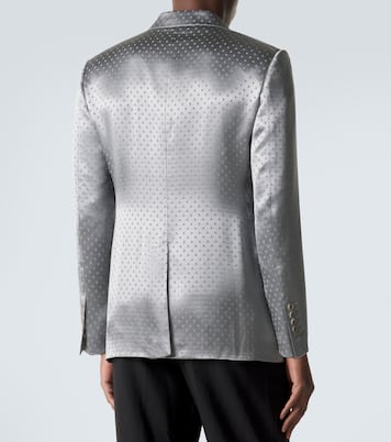 Blazer en crêpe de satin à pois | Tom Ford