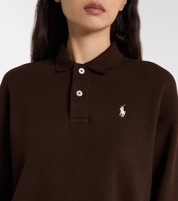 Logo cotton-blend fleece sweatshirt | Polo Ralph Lauren
