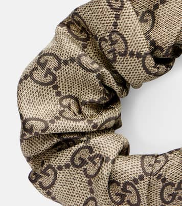Scrunchie GG aus Seiden-Jacquard | Gucci