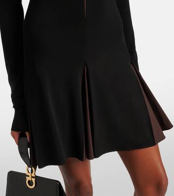 Vestido corto de cuello alto | Ferragamo