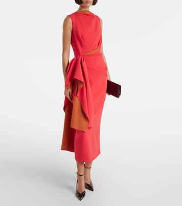 Calatrava crêpe midi dress | Roksanda