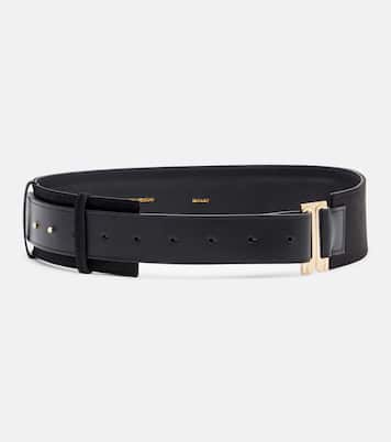 Wide leather belt  | Victoria Beckham