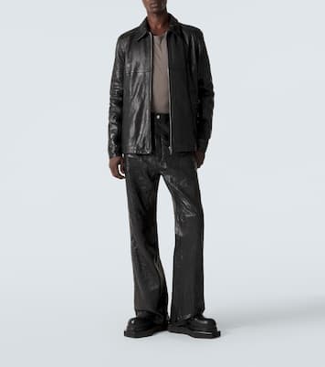 Brad leather jacket | Rick Owens