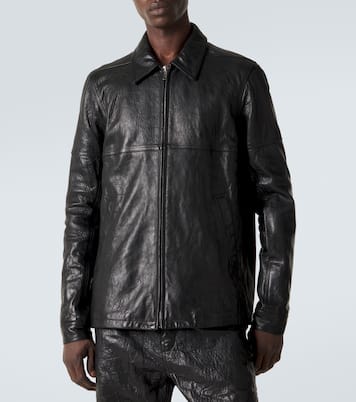 Brad leather jacket | Rick Owens