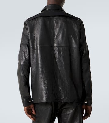 Brad leather jacket | Rick Owens