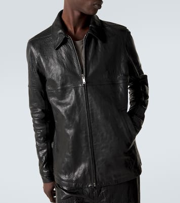 Brad leather jacket | Rick Owens
