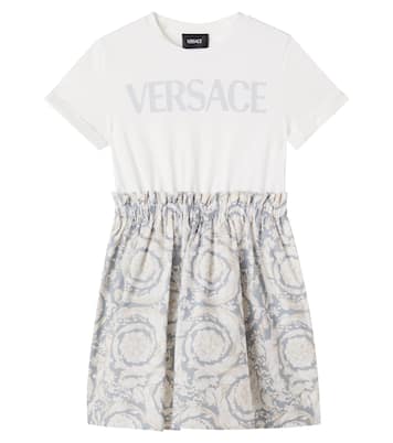 Kleid Barocco Kids aus Baumwoll-Jersey | Versace Kids