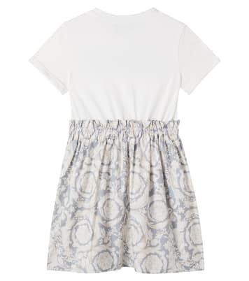 Kleid Barocco Kids aus Baumwoll-Jersey | Versace Kids