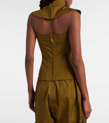 Top corset en coton | McQueen