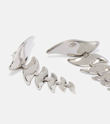 Leaf drop earrings | Khaite