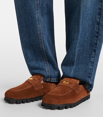 Slippers Oliva aus Veloursleder | Miu Miu