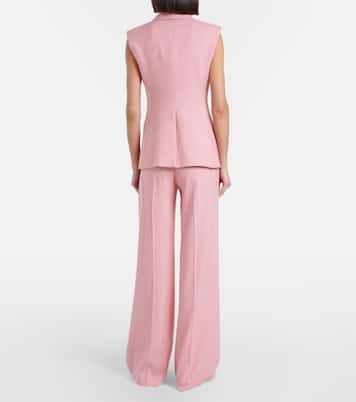 Marbeau wide-leg pants | Veronica Beard