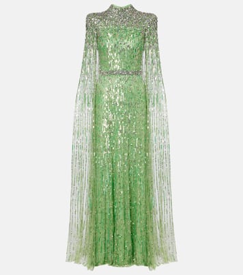 Opera embellished caped gown | Jenny Packham