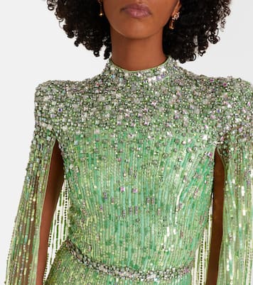 Opera embellished caped gown | Jenny Packham