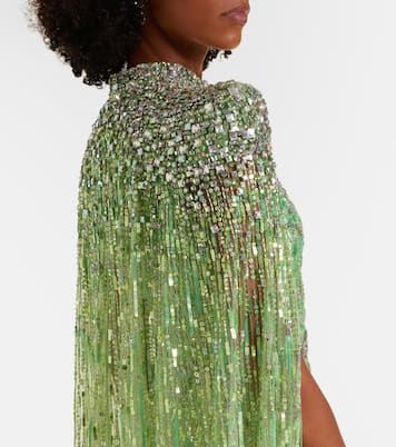 Opera embellished caped gown | Jenny Packham
