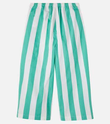 Pantalones de algodón a rayas | Tinycottons