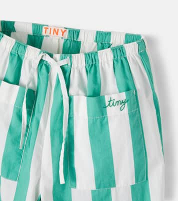 Pantalones de algodón a rayas | Tinycottons