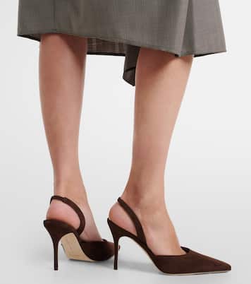 Borelapla suede slingback pumps | Manolo Blahnik