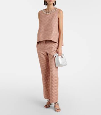 Tell Me mirrored leather mules | Aquazzura