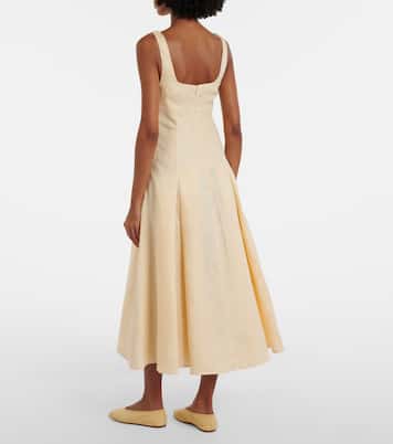 Vestido midi Esme de lino | Faithfull